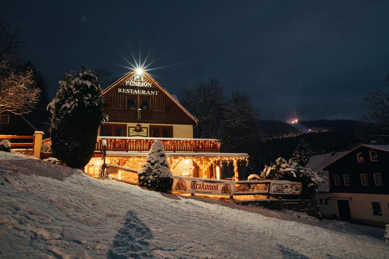 Pension & Restaurant Krakonos Гаррахов Экстерьер фото