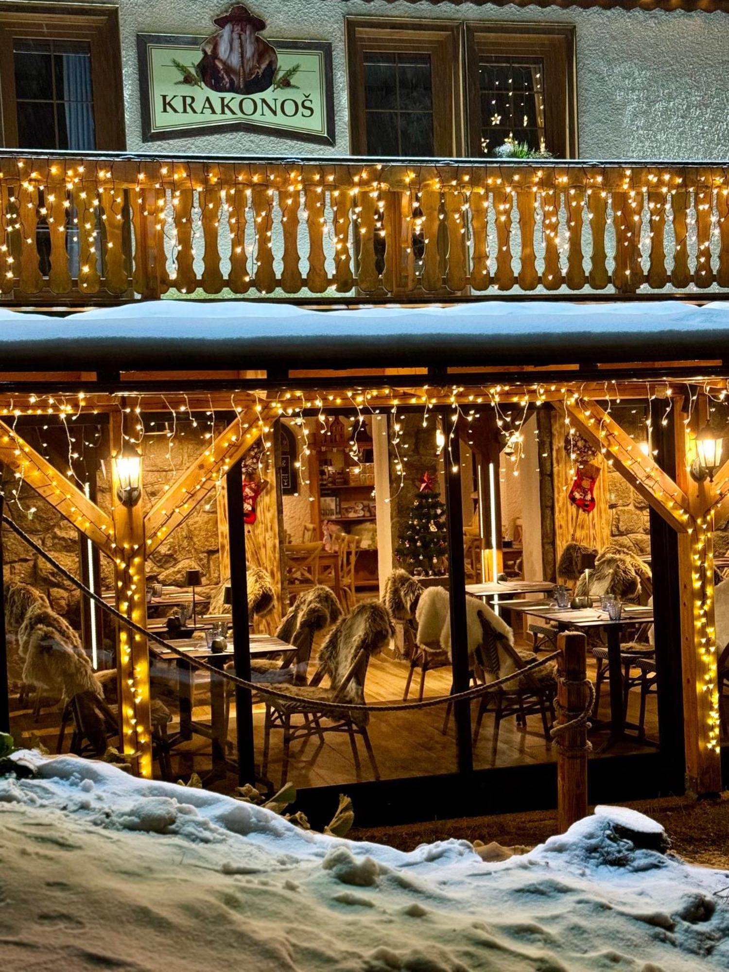 Pension & Restaurant Krakonos Гаррахов Экстерьер фото